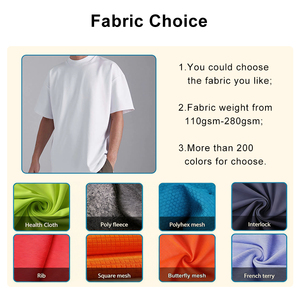 Camiseta Extra Grande de Alta Calidad, 280g, 100% Algodón, Cuello Redondo, Manga Corta, Ecológica, Secado Rápido, Transpirable, con Logotipo Frontal para Hombre - Product Image 4