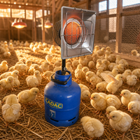 Chauffe-gaz infrarouge radiant pour l'élevage de poussins, équipement de couvaison portable pour volailles