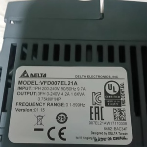 Convertidor de Frecuencia Original Nuevo de 1HP 230V VFD007EL21A para Motores Trifásicos en Stock - Product Image 4