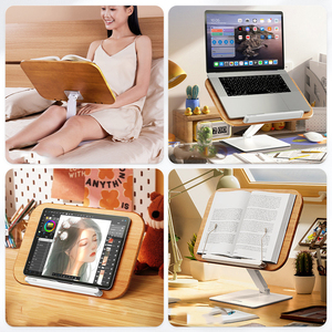 Support d'ordinateur pliant nouvellement publié support de lecture pour ordinateur portable en <span class=keywords><strong>plastique</strong></span> pour le confort et <span class=keywords><strong>la</strong></span> commodité - Product Image 4