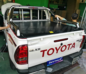 Couverture de benne manuelle rétractable pour pick-up <span class=keywords><strong>Hilux</strong></span> / Revo (Sr5 J Deck avec clôture avant) K46A, à partir de 2015 - Product Image 4