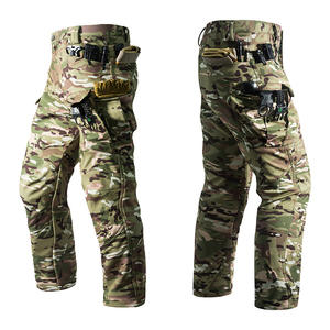 กางเกงทำงานกลางแจ้งสำหรับผู้ชาย ผ้าฟลีซบุซับใน ระบายอากาศ แห้งเร็ว กันลม กันหนาว พร้อมแถบสะท้อนแสง เหมาะสำหรับฤดูหนาว - Product Image 3