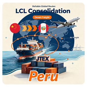 Service d'expédition de fret LCL, fret consolidé, marchandises diverses, de Chine vers le Pérou - Product Image 1