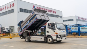 Heavy Duty Self-Dumping <strong>Garbage</strong> <strong>Truck</strong> With Hydraulic Lift System <strong>Large</strong> <strong>Capacity</strong> Waste Transport For City Sanitation - Product Image 5