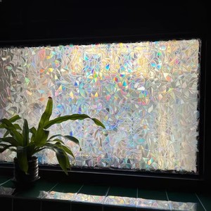 Top Quality 3D rainbow Static <strong>Window</strong> Film <strong>Privacy</strong> Frosted <strong>Window</strong> Film <strong>Window</strong> Tinting Film for Home - Product Image 1