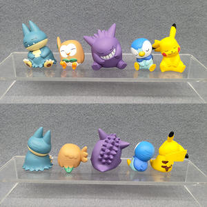 Pokemones figurines d'épaule Meowth Kata Zun <span class=keywords><strong>Fig</strong></span> dormir Munchlax PVC jouets Rowlet Gengar Surprise boîte aveugle pour Capsule - Product Image 6