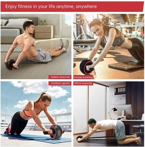 ONESTARSPORT – équipement de Fitness à domicile, équipement de gymnastique, dispositif d'entraînement, <span class=keywords><strong>roue</strong></span> abdominale, musculation, <span class=keywords><strong>roue</strong></span> à roulettes abdominales - Product Image 6