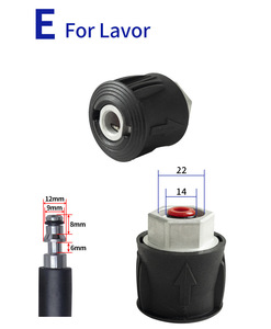 Conector de <span class=keywords><strong>Manguera</strong></span> para Lavadora a Presión, Adaptador de Salida para <span class=keywords><strong>Lavor</strong></span>, Nilfisk, Black & Decker y Otros Equipos de Limpieza - Product Image 6