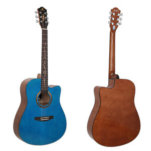 Guitarra Acústica de Marca Personalizada OEM/ODM de Guizhou, China, Guitarra Electroacústica con Cutaway y Acabado Mate de Importación - Product Image 3