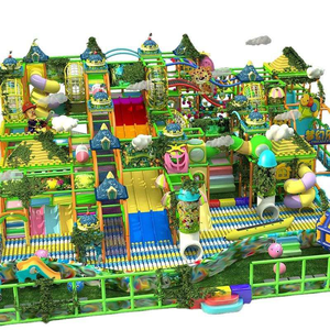<span class=keywords><strong>Parc</strong></span> de jeux intérieur commercial pour enfants, thème Forêt et Dinosaures, avec labyrinthe, équipement de jeu souple et toboggan, structure de jeu personnalisable pour <span class=keywords><strong>parc</strong></span> d'attractions - Product Image 6