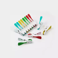 Pinces à vêtements en plastique coupe-vent antidérapantes pour accrocher des vêtements serviettes chaussettes chemises artisanat Snack Food pince à linge