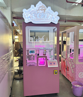 Distributeur automatique de glaces IPLAYSMART Smart Robot, 3 saveurs, location personnalisée, monnayeur, écran tactile, gestion basée sur le cloud