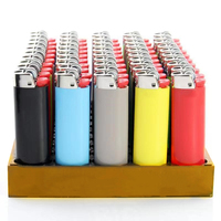 Briquet classique moderne J6 MAXI en plastique, stock USA, avec 50+3 cigarettes pour fête ou fumeurs, modèle J26
