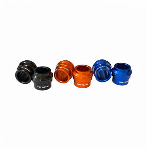 Per KTM SX 150 13-22 distanziali ruota posteriore 15mm e 20mm blu lega/alluminio adattatori con finitura cromata - Product Image 1