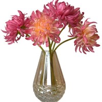 Fleur artificielle tendance style européen et américain, chrysanthème griffe de crabe à tige unique, pour décoration intérieure et événements (mariages, fêtes)