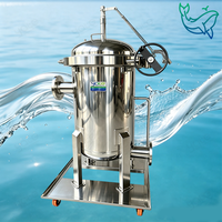 Filtre multi-sacs à ouverture rapide de qualité industrielle CE/ISO à haut débit pour la prétraitement de l'eau brute municipale