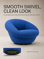 Fauteuil d'appoint moderne rembourré, fabrication directe usine OEM ODM, option en cuir pleine fleur ou tissu, idéal pour salon et chambre à coucher