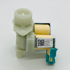 33490322 vanne d'entrée d'eau en plastique électrique pour laveuse pièce de rechange essentielle pour appareil de blanchisserie - Product Image 1