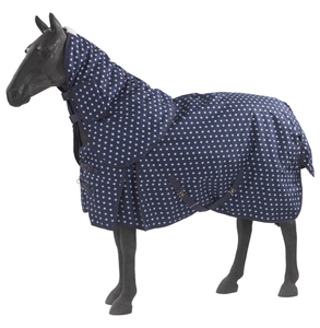 600D Xadrez alto pescoço cavalo tapete produto equestre cavalo tapetes inverno impermeável afluência cobertores para cavalos - Product Image 6