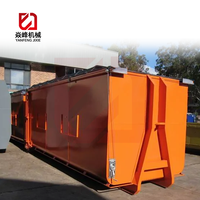 Nouveau produit phare : Conteneur à benne basculante de 15 à 40 mètres cubes, empilable, pour ferraille, avec logo d'entreprise, prix usine