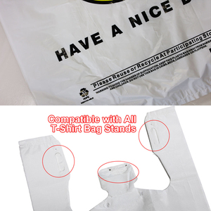 OEM ODM Flexible Premium Biodegradable <b>Material</b> Thank You Shopping Bag for Mini Mart Supermarket Checkout And Shopping Use - Product Image 5