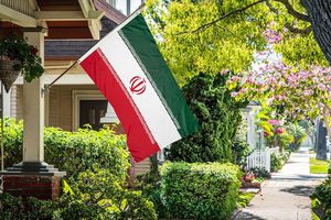 Oeillets extérieurs en laiton résistants à <span class=keywords><strong>la</strong></span> décoloration bon marché République islamique d'Iran drapeaux nationaux avec 3x5 pieds - Product Image 5