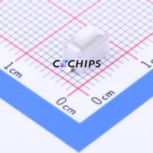 1TS002B-2500-5000-CT Tactile Switch SMD,3.5x6mm Switch Single Pole Single Throw Rectangle Button 2.5N Vertical Mount - Product Image 1