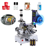 Offre spéciale : Machine d'étiquetage semi-automatique électrique pour bouteilles plates, état neuf, pour bouteilles carrées en verre