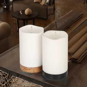 Diffuseur d'huiles essentielles électrique en céramique blanche 101200ml, portable, ultrasonique, aromathérapie, humidificateur, lumière LED, 1 an de garantie - Product Image 3