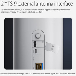 Routeur ZTE 5G AI CPE G5 Pro MC8512 WiFi 7 BE7200 avec deux ports Ethernet 2.5G, NFC, 5G sans fil - Product Image 4