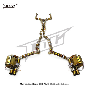 Silencieux arrière de luxe en titane OEM poli pour Mercedes-Benz C63/C63S AMG W205 4.0T 2015-2019, échappement léger Boska - Product Image 6