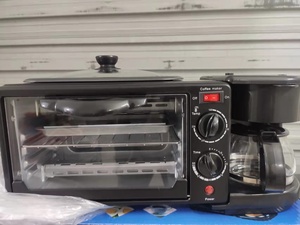 Bộ dụng cụ nấu ăn đa năng gia đình mới năm 2025, 3 trong 1: máy làm bữa sáng, chảo điện, máy pha cà phê, máy nướng bánh mì, sử dụng được ngoài trời - Product Image 4