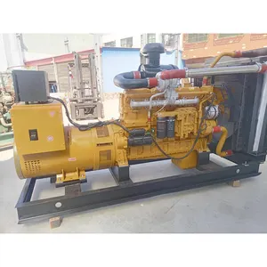 300KW Silent Diesel Generator Set Segunda Mão Usado Trifásico AC Síncrono 110V Elétrico Rato 60Hz Freqüência