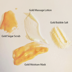 ชุดทำสปาบับบบบลิงสีทองธรรมชาติแบบ4-in-1ผลิตภัณฑ์สำหรับทำเล็บเท้าสปาเท้าแบบดีลักซ์และชุดทำเล็บในกล่อง - Product Image 3