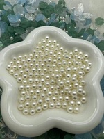 Perles en vrac ABS de qualité supérieure, rondes, dorées et argentées, de 3 à 16 mm, pour la fabrication de bijoux - Vente en gros usine