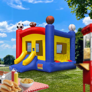 Château gonflable commercial pour enfants Moonwalk, château de saut extérieur blanc, Bouncer pour adultes B-79, Maison gonflable commerciale pour enfants Moonwalk - Product Image 3