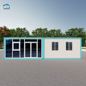 Outdoor-Wintergarten Glas-Fertighaus Hochwertiges Glas-Gewächshaus Container-Haus - Product Image 3
