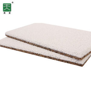 Paneles acústicos de arena de cristal para pared y techo, material sostenible respetuoso con el medio ambiente, ignífugo, a prueba de humedad - Product Image 2