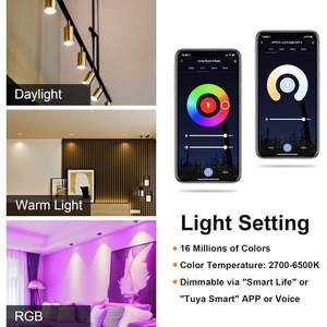 Lampadina LED Intelligente Antela MR16 4.5W 350Lm Multicolore, Controllo App Wi-Fi, Montaggio a Soffitto, Corpo in Plastica, 25000 Ore, Garanzia di 2 Anni - Product Image 4