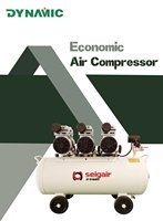 Compresseurs d'air dynamiques et silencieux Blanc 70l 2250W 8 bar Compresseur d'air sans huile