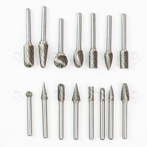 Prezzo di fabbrica doppio taglio carburo rotativo bave File 6mm 12mm carburo di tungsteno <span class=keywords><strong>Burr</strong></span> SA SB SF forma OEM metallo diamante acciaio plastica - Product Image 1