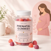 Gummies de vitamines prénatales pour femmes enceintes – Soutien nutritionnel quotidien avec méthylfolate et DHA d'algues – Sans sucre, végétaliennes – 60 unités
