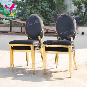 YC-ZS62 Black velvet stackable modern outdoor wedding party chairs