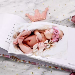 Custom Dream Wedding Designs Mr. & Mrs. Photo Booth Album con Memo bolsillos transparentes Book Bound Photo Album barato en línea - Product Image 3