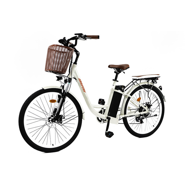 China Factory 48V 13AH Lithium Battery Electric City Bike 7 Speed Smart Electronic Bicycle