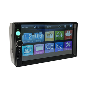 Doppio Din Car <span class=keywords><strong>Stereo</strong></span> <span class=keywords><strong>7</strong></span> Pollici Dell'automobile Dello Schermo di Tocco Lettore MP5 di Backup di Sostegno di Retrovisione Della Macchina Fotografica FM Radio Car Audio specchio Link - Product Image 5