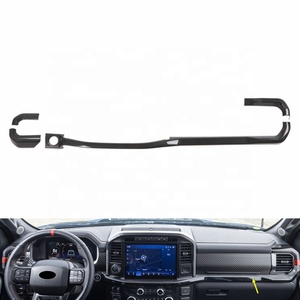 สติ๊กเกอร์ติดรถยนต์ลายคาร์บอนไฟเบอร์ สำหรับตกแต่งแผงคอนโซลกลางภายในรถยนต์ F150 ปี 2023 - Product Image 1