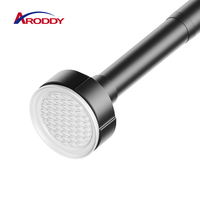 ARODDY OEM ODM Tringle à rideau à tension interne 25 mm, 0,9-1,6 m, sans perçage, en acier au carbone à paroi épaisse, pour salle de bain et fenêtre