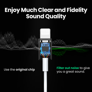 Ugreen MFI lig-htnin đến 3.5mm jack tai nghe <span class=keywords><strong>Adapter</strong></span> 3.5 AUX Cáp chuyển đổi cho <span class=keywords><strong>iPhone</strong></span>-S 12 SE 11 11 Pro Max x XR <span class=keywords><strong>Iphone</strong></span>-S <span class=keywords><strong>8</strong></span> - Product Image 6