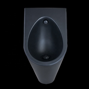 Kuge vente en gros hôtel villa boîte de nuit commerciale support mural <span class=keywords><strong>noir</strong></span> <span class=keywords><strong>mat</strong></span> fabricant d'urinoirs en acier inoxydable - Product Image 2